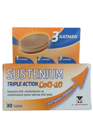 Sustenium Triple Action CoQ 10 30 Tablet ürün görseli 1