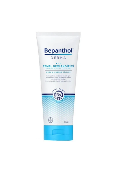 Bepanthol Derma Temel Nemlendirici Kuru Hassas Ciltler Losyon 200 ml ürün görseli 1