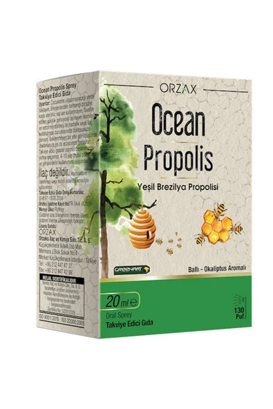 Orzax Ocean Propolis Sprey 20 ml ürün görseli 1