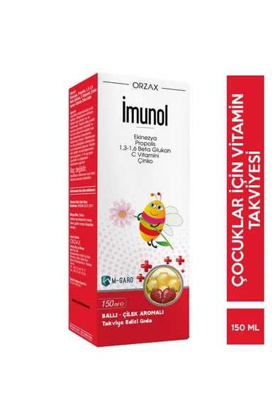 Orzax İmunol Şurup 150ml ürün görseli 1