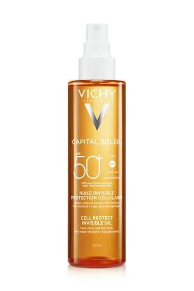 Vichy Capital Soleil Cell Protect Oil Spf 50 200 ml ürün görseli 1