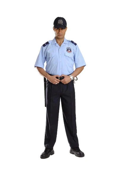 Doruk Gabardin Klasik Flato Cepli Erkek Güvenlik Görevlisi Pantolon ürün görseli 1