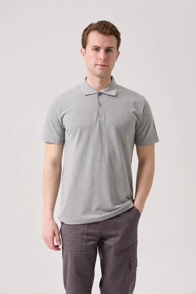 Herba Polo Yaka T-Shirt - Pamuklu, Nefes Alabilir, Klasik ve Rahat Kesim ürün görseli 1
