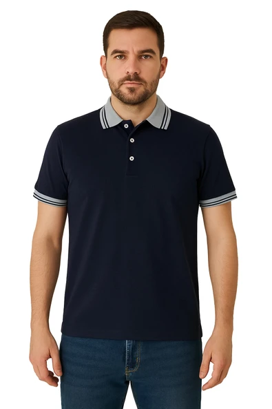 Biloba Polo Yaka T-Shirt - Şık, Nefes Alabilir, Pamuklu, Günlük ve İş Kullanımı İçin ürün görseli 1