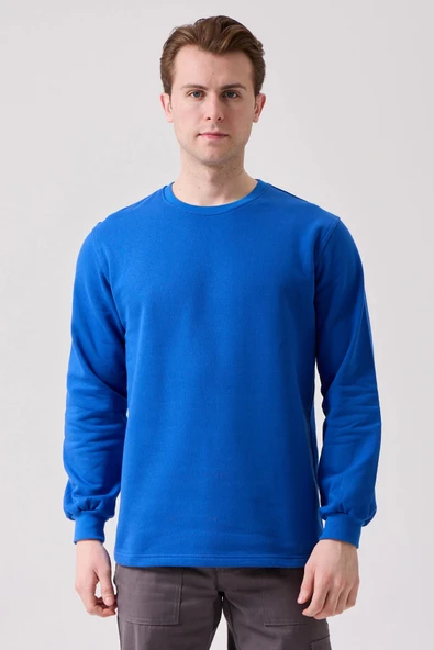 Galanthus Basic Sweatshirt - Uzun Kollu, Pamuklu, Rahat Kesim, Günlük ve İş Kullanımı İçin ürün görseli 1