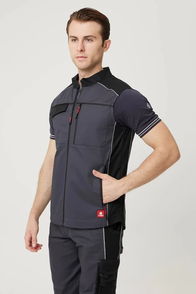 Allium Yazlık İş ve Outdoor Yelek - Hafif, Dayanıklı, Nefes Alabilir, Fonksiyonel Cepli ürün görseli 1