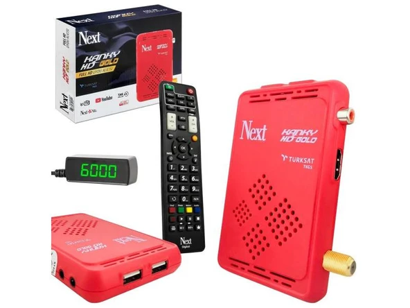 NEXT KANKY  full hd uydu alıcı gold yeni ürün görseli 1