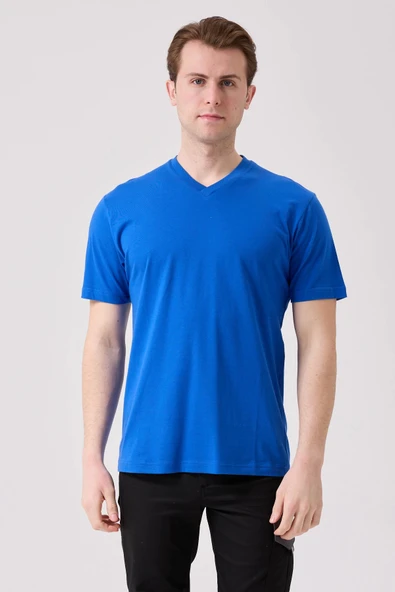 Galanthus V Yaka T-Shirt - Nefes Alabilir, Rahat ve Şık Tasarım ürün görseli 1