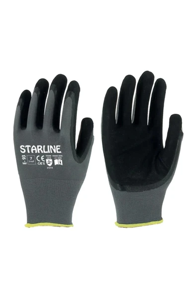 Starline E-93 Köpük Nitril Kaplamalı İş Eldiveni Uzun Ömürlü ve Esnek Koruma ürün görseli 1