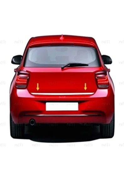 BMW 1 Seri F20 Krom Alt Bagaj Çıtası 2011-2019 Paslanmaz Çelik ürün görseli 1