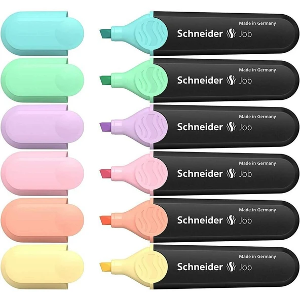 Schneider Pastel Fosforlu Kalem 6'lı Set ürün görseli 1