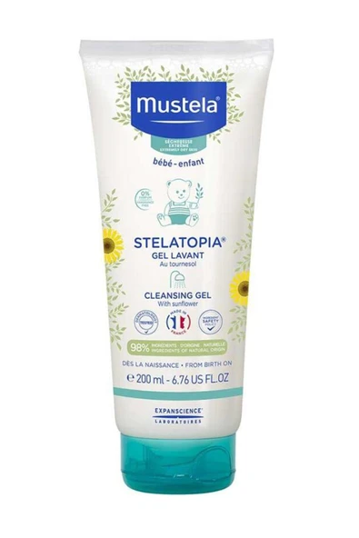Mustela Stelatopia Temizleyici Jel 200 ml ürün görseli 1