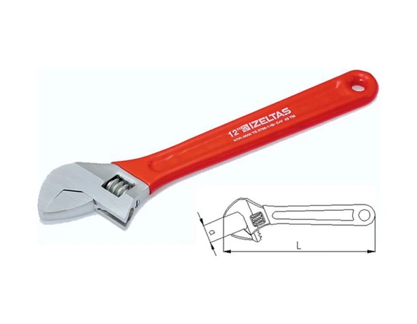 İzeltaş 0600 Kurbağacik Anahtar 12" - 0600011012 ürün görseli 1