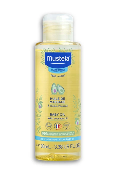 Mustela Bebek Bakım Masaj Yağı 100 ml ürün görseli 1