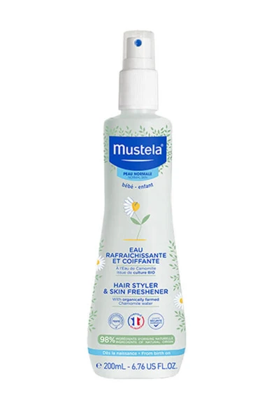 Mustela Organik Papatya Suyu ile Canlandırıcı ve Şekillendirici Sprey 200 ml ürün görseli 1