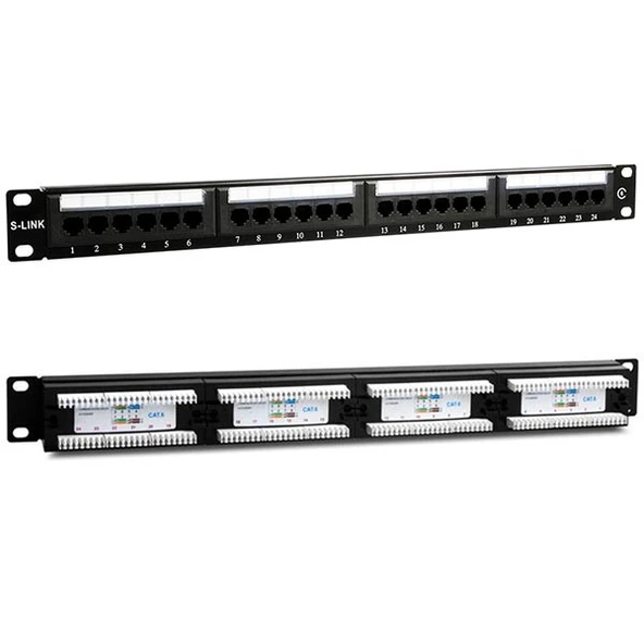 Sl-F624 24 Lü Cat6 Utp Patch Panel 13646 ürün görseli 1
