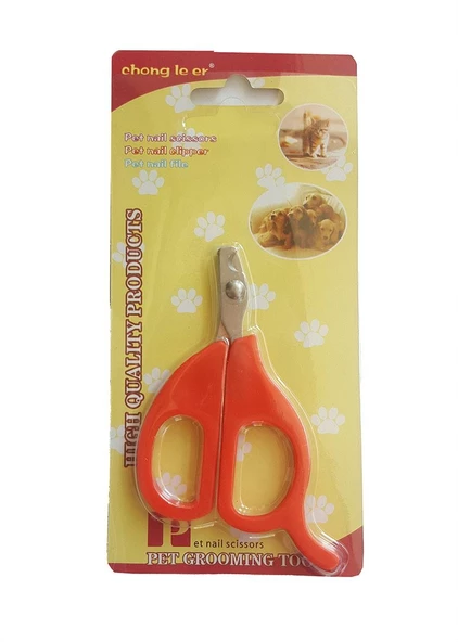 Kedi Köpek Tırnak Makası 8 cm x 5.5 cm Kırmızı ürün görseli 1