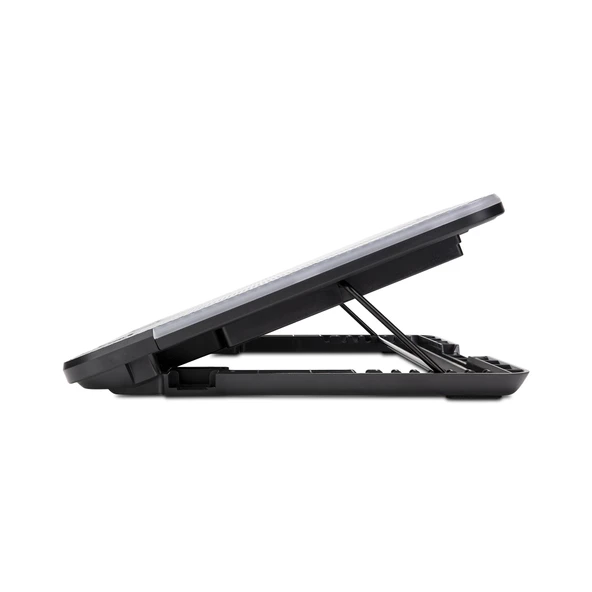 Classone Mila Serisi M2 R-TYPE 13-17 inch RGB Işıklı, 2 Büyük Fan, Telefon Standı,2 USB Notebook Soğutucu Stand - Resim 3