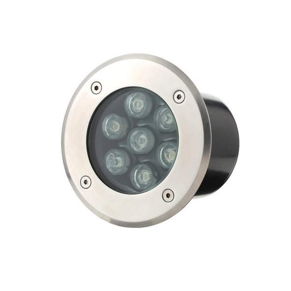 Sıva altı Led Armatür dekoratif ışık show gösteri yol aydınlatma açık alan enerji tasarruflu Yuvarlak Zemin Doğal Beyaz 4000K A-1403 9W 220V ürün görseli 1