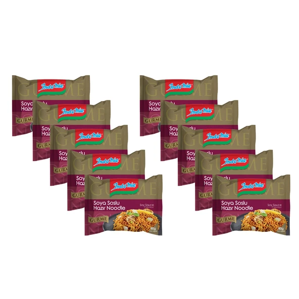 Indomie Noodle Gurme Soya Soslu 80 gr x 10 Adet ürün görseli 1