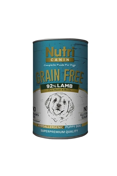 Nutri Canin Tahılsız Kuzulu Yavru Köpek Konservesi 400 Gr ürün görseli 1