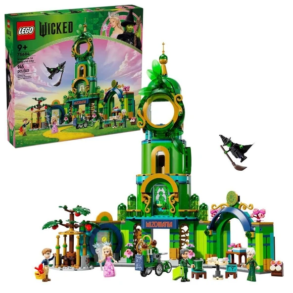 75684 Lego Wicked - Emerald Cityye Hoş Geldiniz 945 parça +9 yaş ürün görseli 1