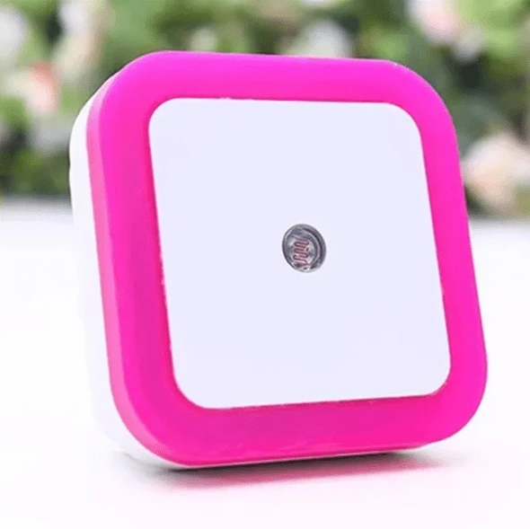 Cata Ct-9500 Priz Sistemli Fotoselli Ledli Sensörlü Gece Lambası Pembe Renk ürün görseli 1