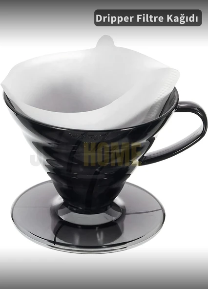 Filtre Kahve Kağıdı Kahve demleme 100 Adet Beyaz ürün görseli 1