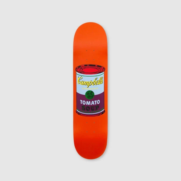 The Skateroom Pop Art Andy Warhol Campbells Soup Purple Kaykay Tablo ürün görseli 1