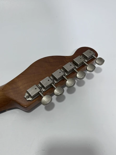 MJT VTS Eskitilmiş Vintage Amber Renk Gitar Sapı - Resim 7