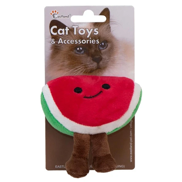Eastland Catnipli Hışırtılı Peluş Karpuz 8,5cm ürün görseli 1