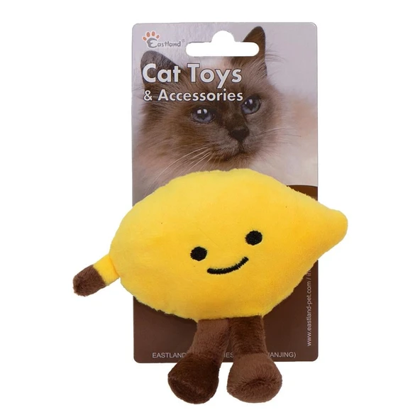 Eastland Catnipli Hışırtılı Peluş Limon 12,5cm ürün görseli 1