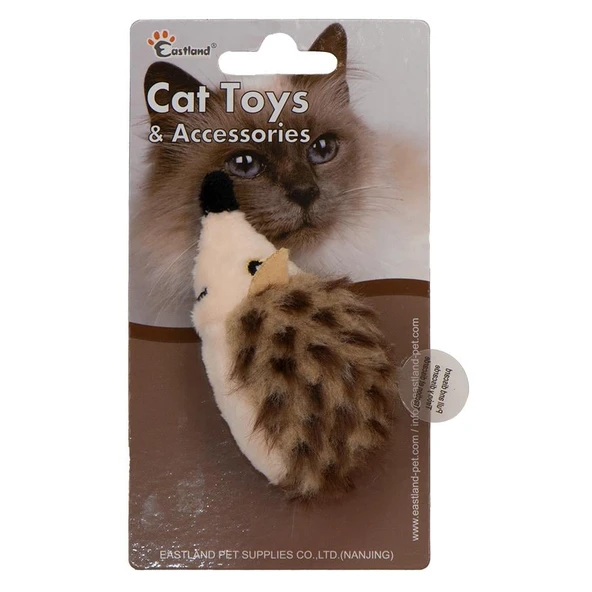 Eastland Catnipli Peluş Dijital Sesli Kirpi 9,5cm ürün görseli 1