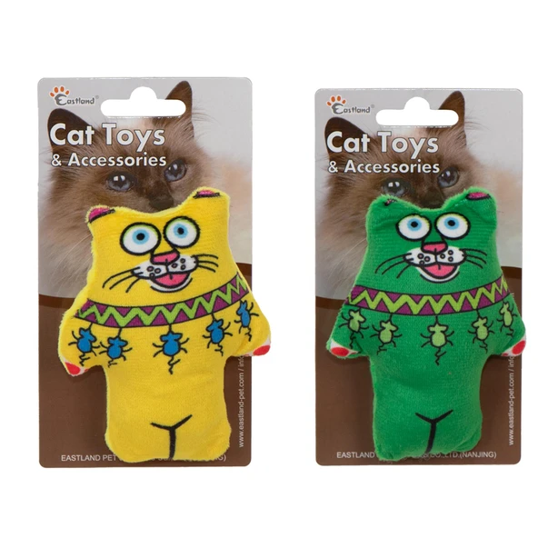 Eastland Kedi Otlu Öten Peluş Kedi 11,5cm ürün görseli 1