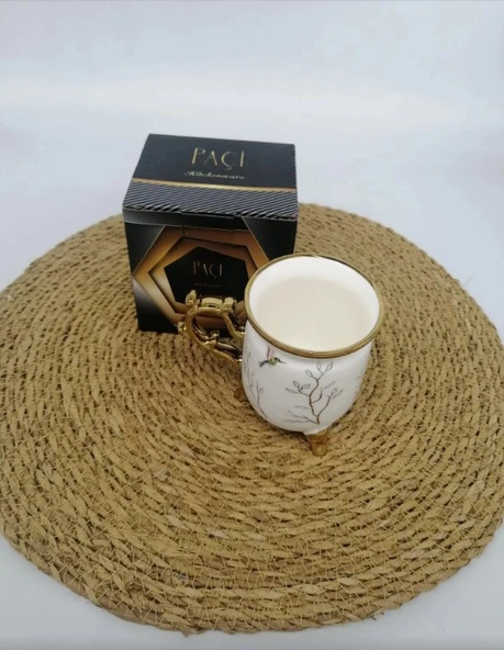 Şener ŞNR 800435 Kupa Luna Gold Kuş Desen ürün görseli 1