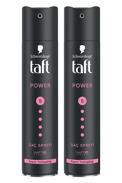 Taft Saç Spreyi Power Kaşmir Yumuşaklığı 250 ml 2 Adet ürün görseli 1