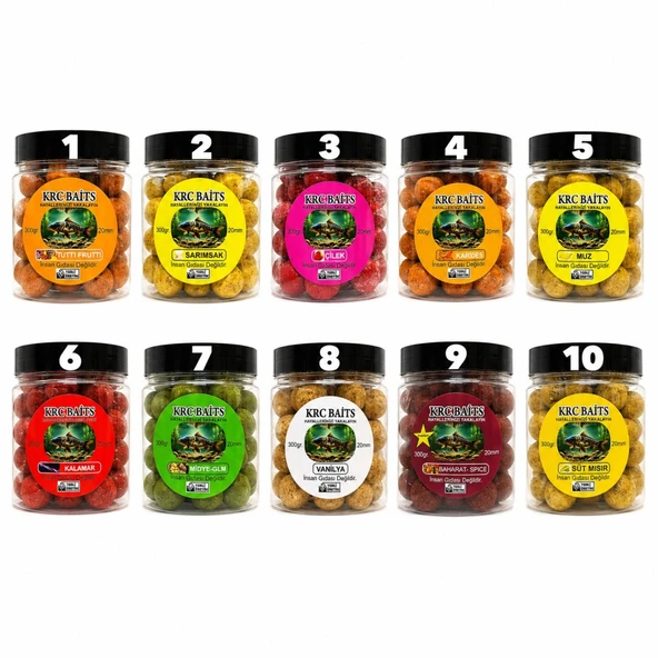 KRC Baits Kancalık Boili 300 gr 20 mm ürün görseli 1