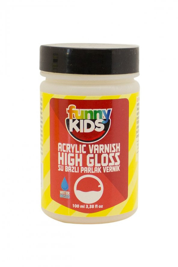 FUNNY KIDS HIDS GLOSS SU BAZLI PARLAK VERNİK 100 CC ürün görseli 1