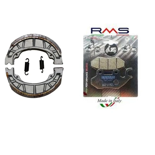Sym Orbit 50 Ön ve Arka Fren Balata Takımı RMS RM03 ürün görseli 1