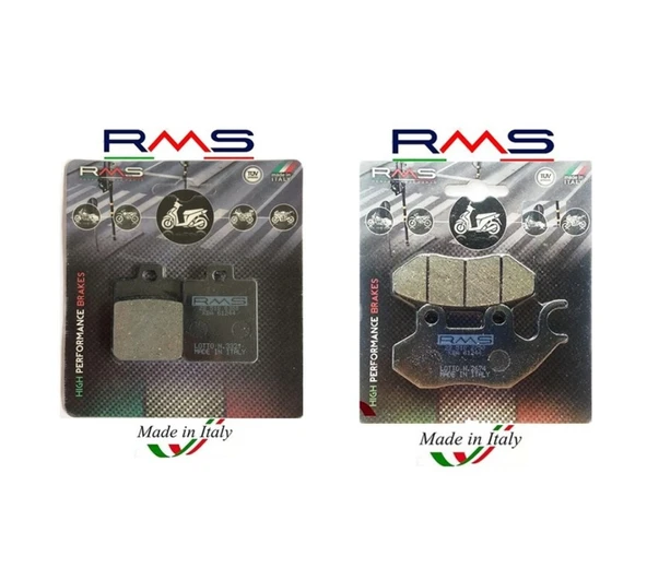 Sym Fiddle 3 125 (2019-sonrası) Ön ve Arka Fren Balata Takımı RMS RM02 ürün görseli 1