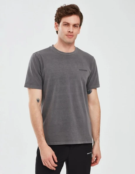 Skechers Organic Coll. M Short Sleeve T-shirt S241166 Erkek Tişort ürün görseli 1