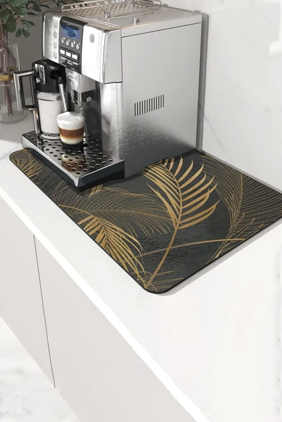 Valerine Life Kahve Makinesi Matı Sıvı Geçirmez Kaymaz Yıkanır Çaycı Çay Espresso Makinesi Pad 35x45cm 27KHD250201 ürün görseli 1