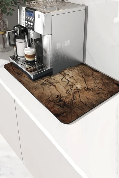Valerine Life Kahve Makinesi Matı Sıvı Geçirmez Kaymaz Yıkanır Çaycı Çay Espresso Makinesi Pad 35x45cm 27KHD250206 ürün görseli 1