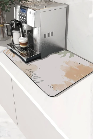 Valerine Life Kahve Makinesi Matı Sıvı Geçirmez Kaymaz Yıkanır Çaycı Çay Espresso Makinesi Pad 35x45cm 27KHD241231 ürün görseli 1