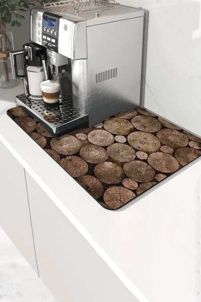 Valerine Life Kahve Makinesi Matı Sıvı Geçirmez Kaymaz Yıkanır Çaycı Çay Espresso Makinesi Pad 35x45cm 27KHD250204 ürün görseli 1