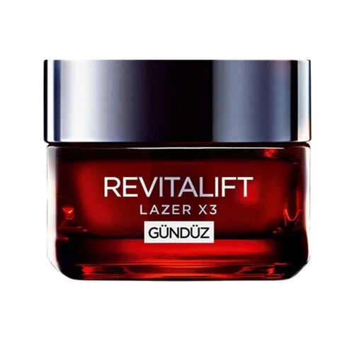 Loreal Paris Revitalift Lazer X3 Yoğun Yaşlanma Karşıtı Gündüz Bakım Kremi ürün görseli 1