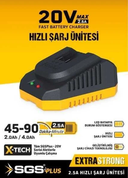 Sgs 5499 2.5a Hızlı Şarj Ünitesi ürün görseli 1