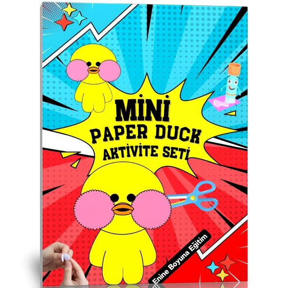 Mini Paper Duck Aktivite Seti (Cırt Cırtlı ve Kes-Yapıştır) ürün görseli 1