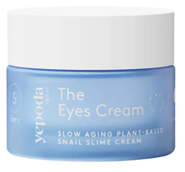 Yepoda The Eyes Cream – Bitkisel Bazlı Salyangoz Özü Alternatifi İçeren Göz Kremi  15 ml ürün görseli 1