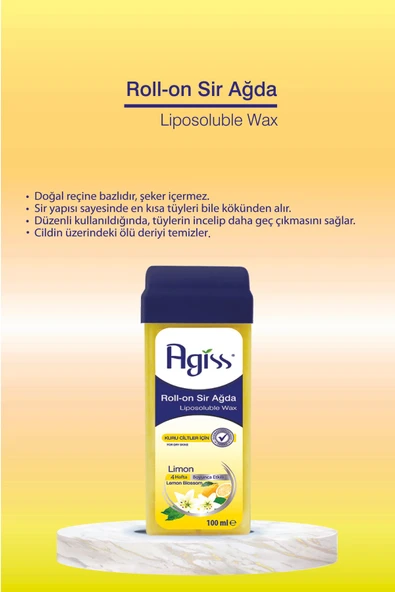 Agiss Roll-On Sir Ağda Kuru Ciltler 100 ml - Resim 4